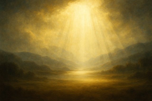 Hebrews 6:18: Where It Appears, and Where It Leads to Christ. Vast soft light filling an immense, quiet, luminous space.