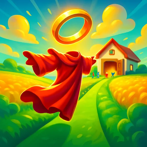 The Prodigal's Road, a Bible game on The Living Bread: Every road you choose leads home.