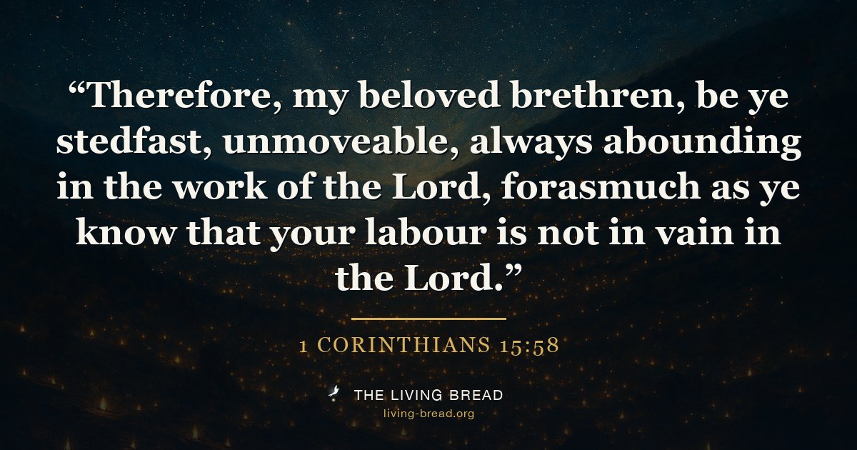 1 Corinthians 15:58