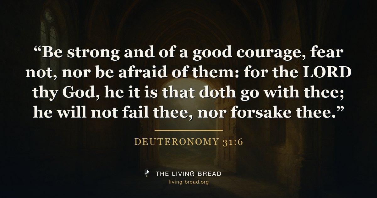 Deuteronomy 31:6