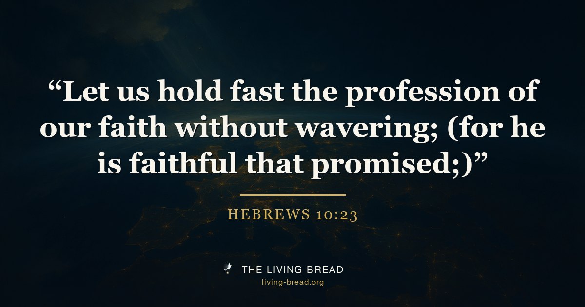 Hebrews 10:23