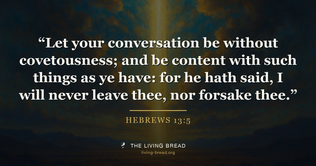 Hebrews 13:5