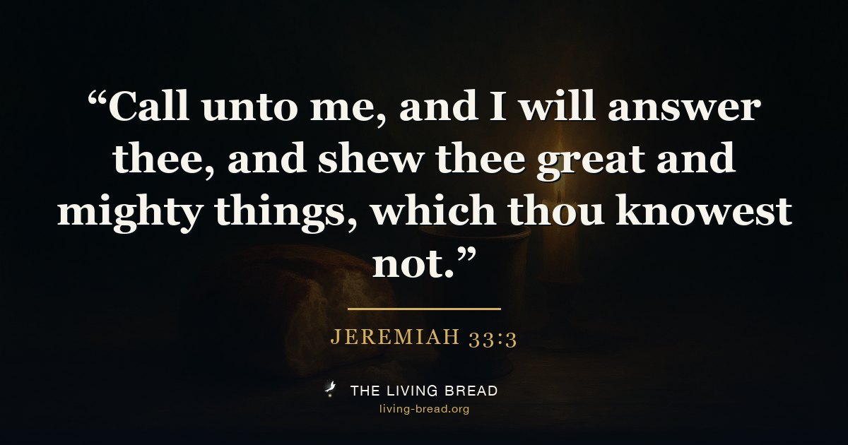 Jeremiah 33:3