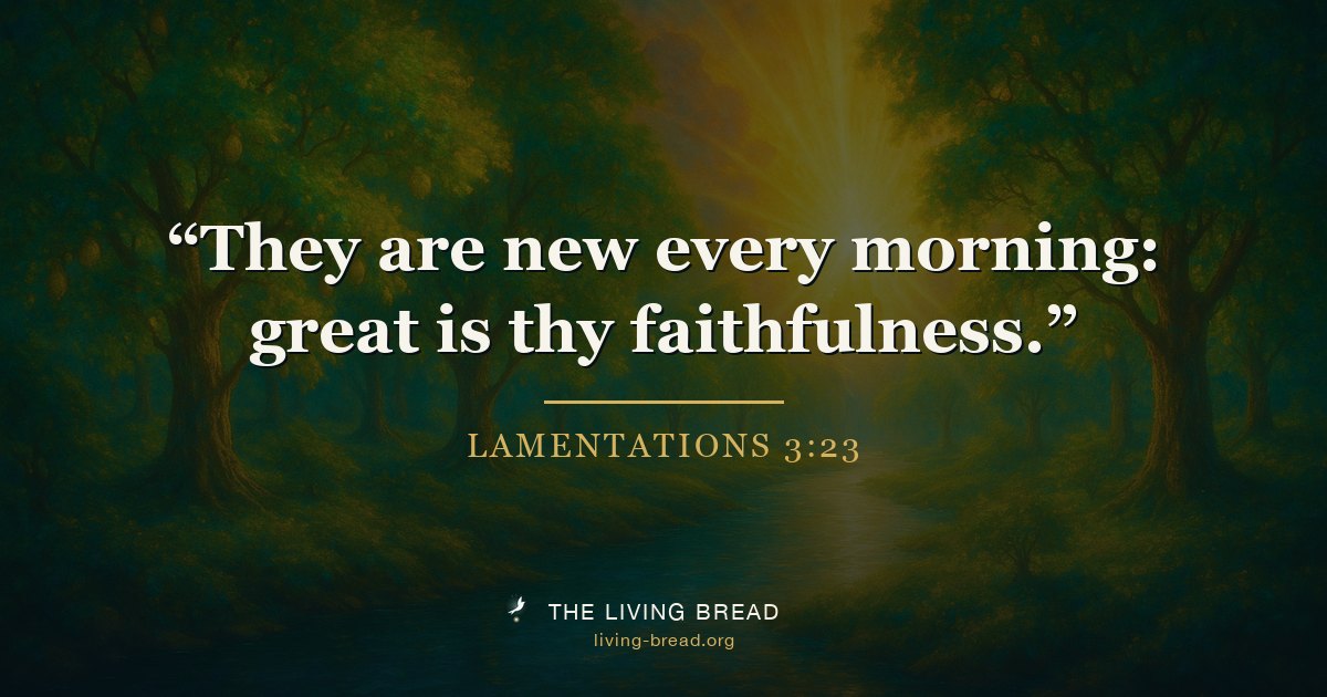 Lamentations 3:23