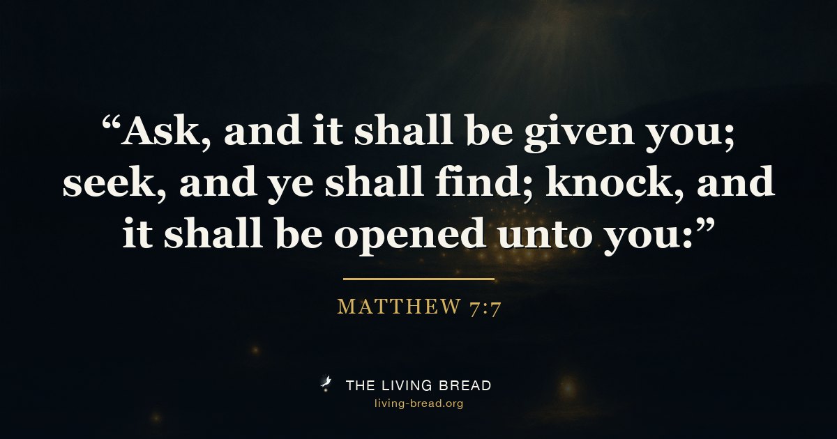 Matthew 7:7