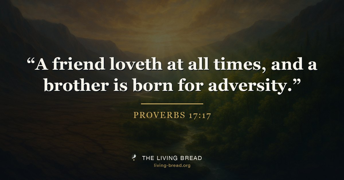 Proverbs 17:17
