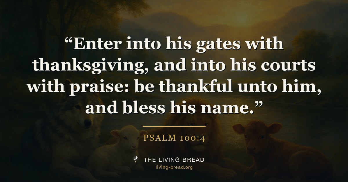Psalm 100:4