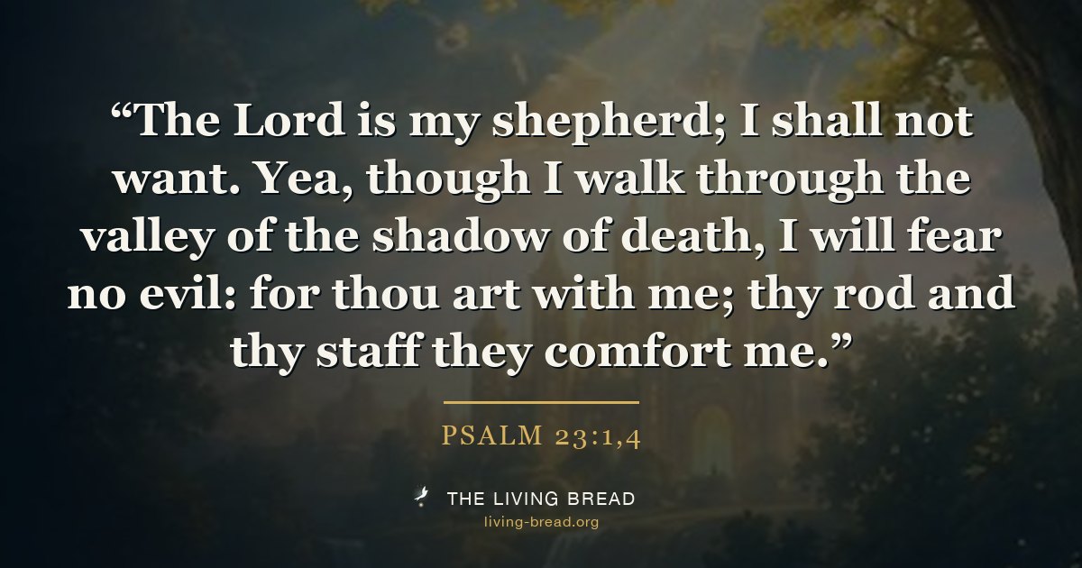 Psalm 23:1,4