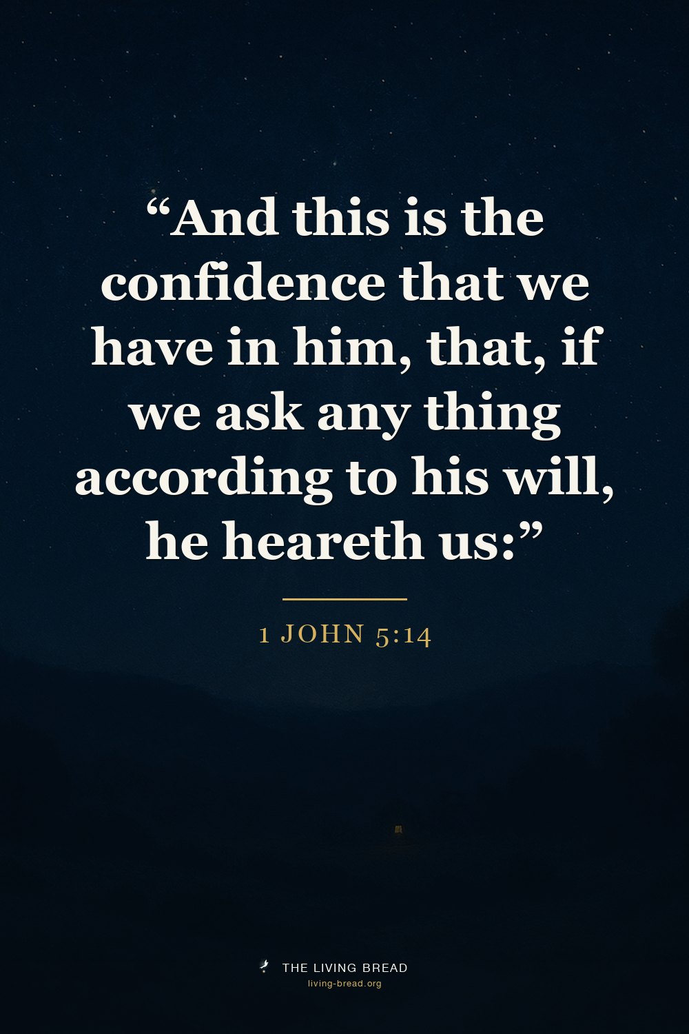 1 John 5:14