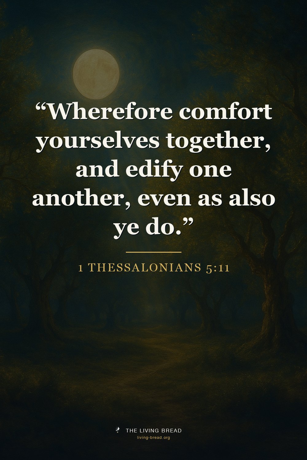 1 Thessalonians 5:11