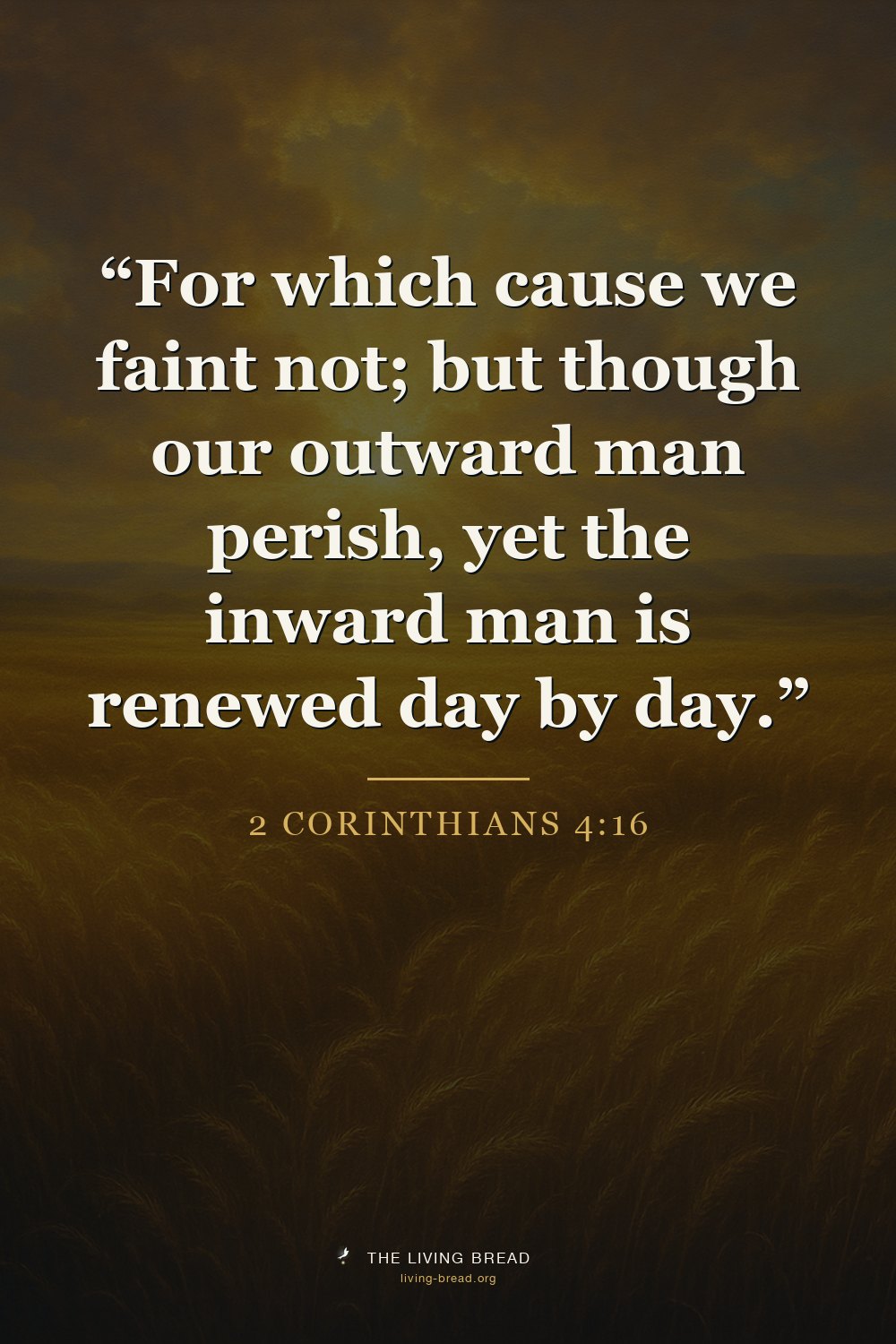 2 Corinthians 4:16