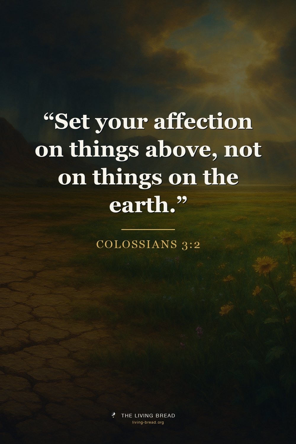 Colossians 3:2