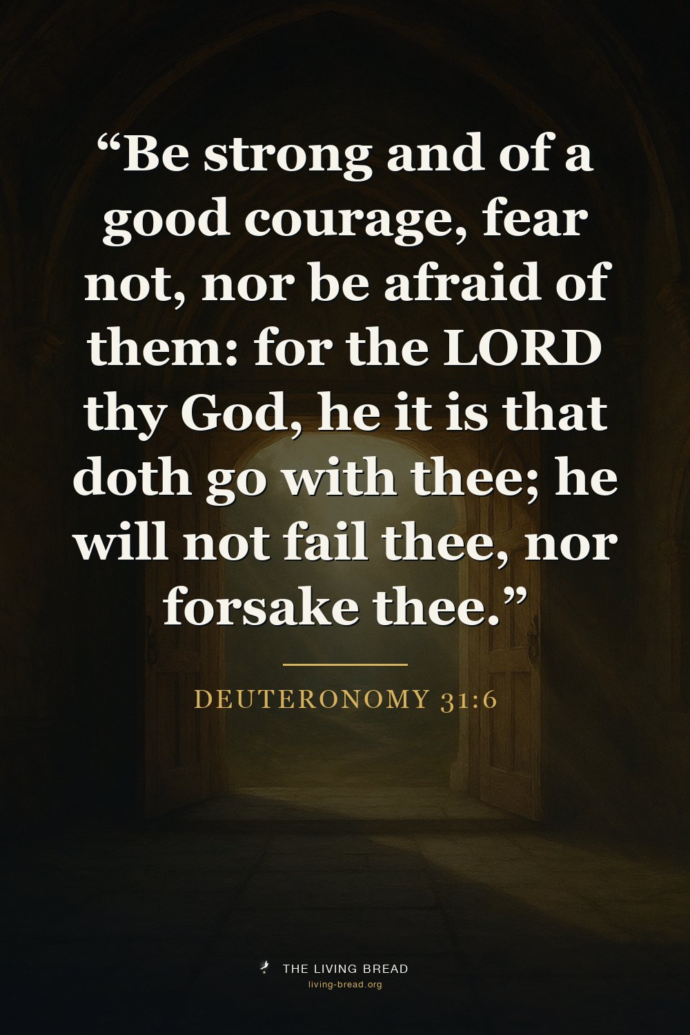 Deuteronomy 31:6