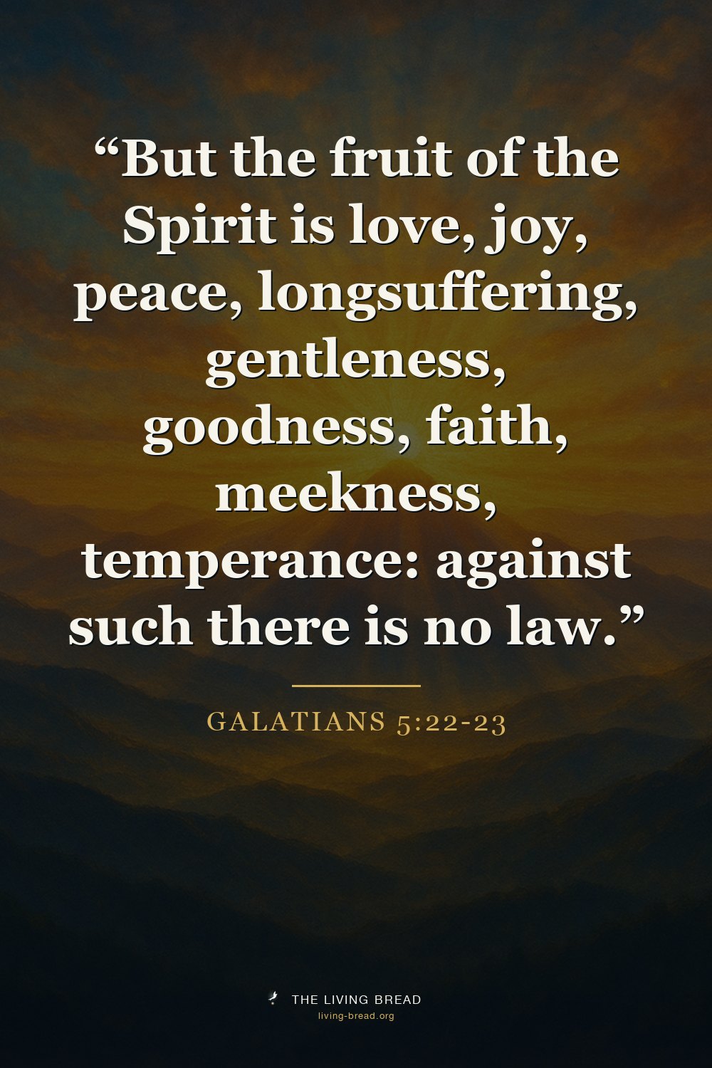 Galatians 5:22-23