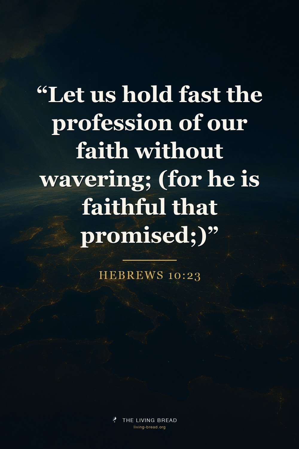 Hebrews 10:23