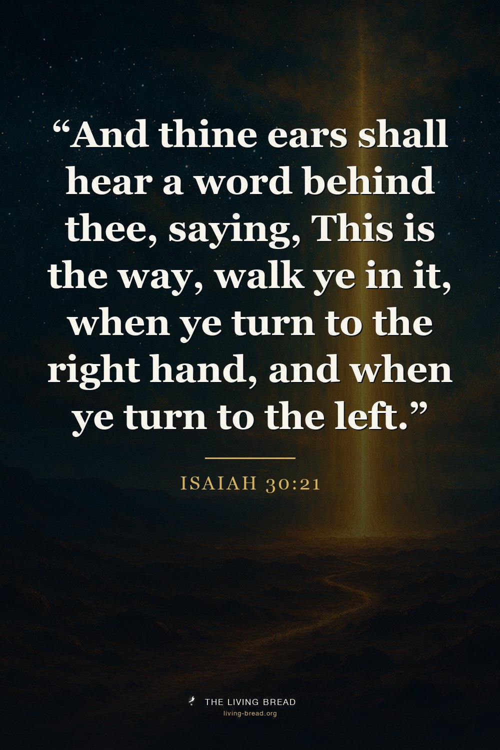Isaiah 30:21