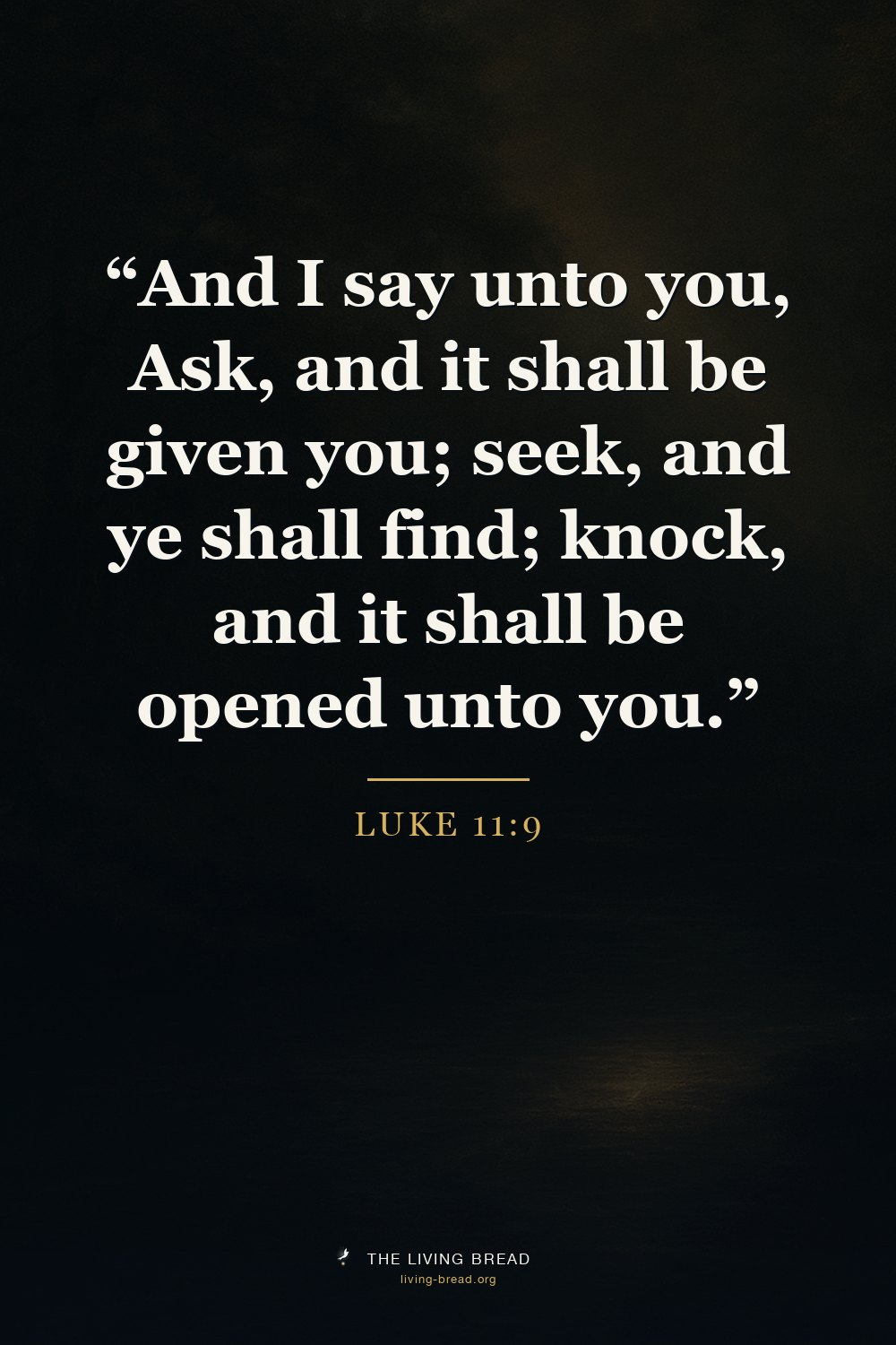Luke 11:9