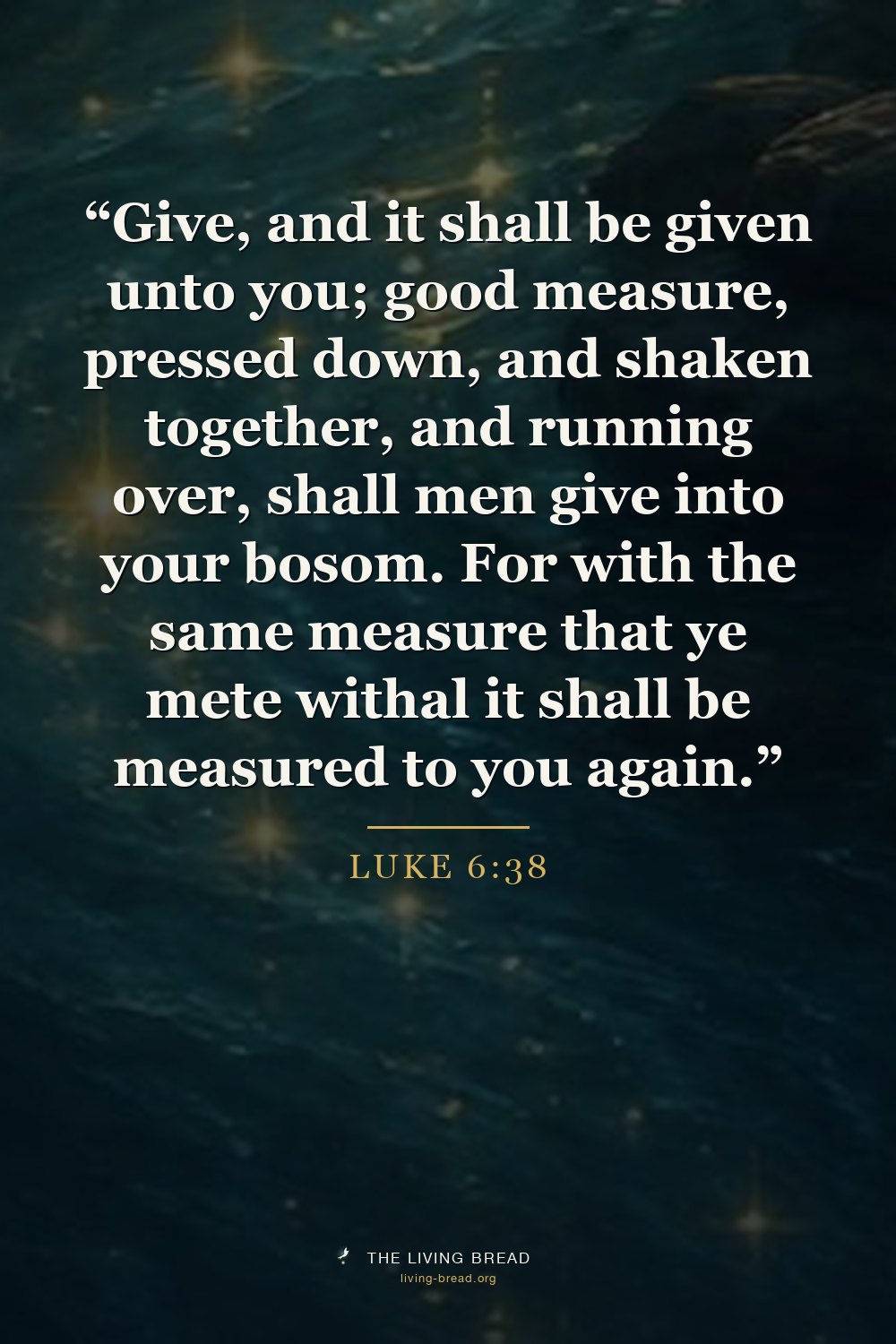 Luke 6:38