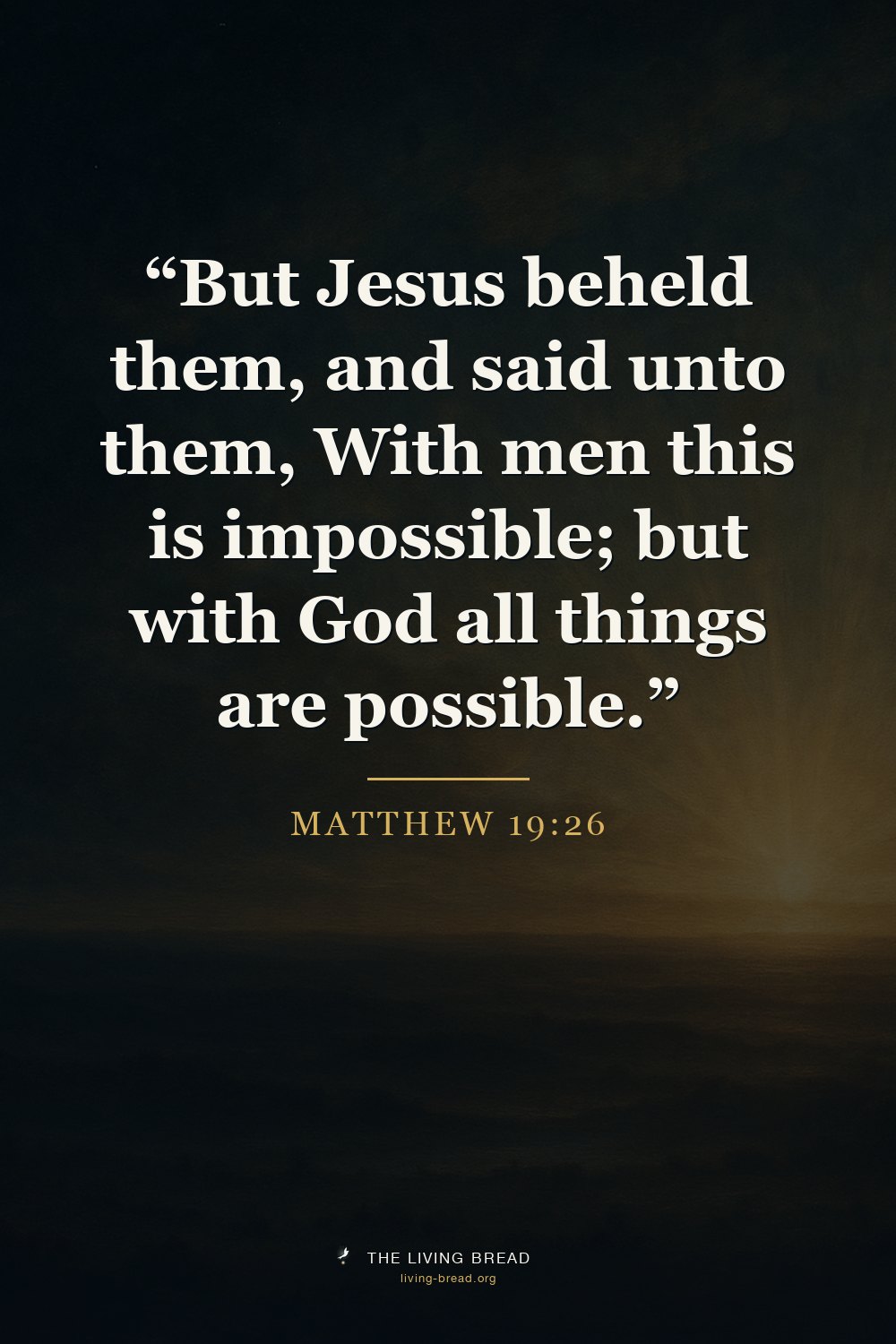 Matthew 19:26