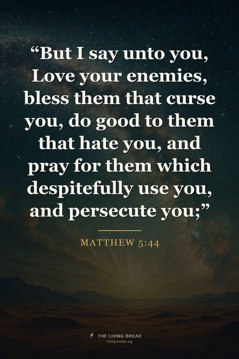 Matthew 5:44