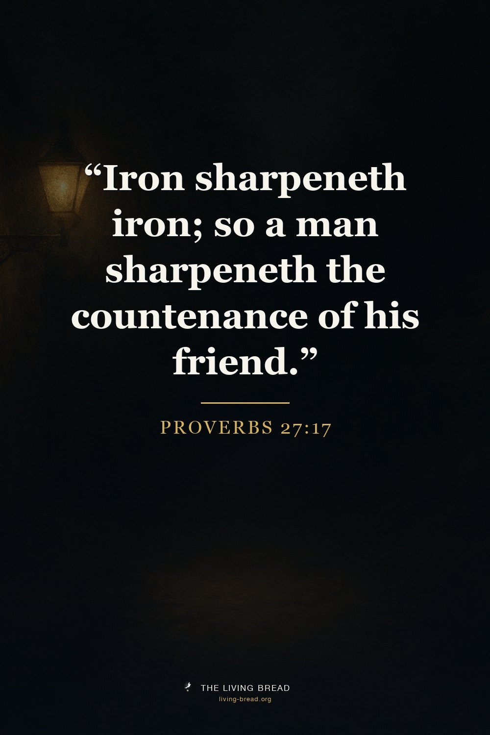 Proverbs 27:17