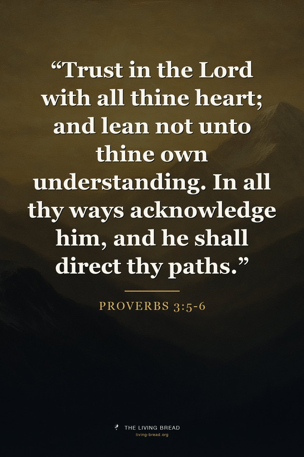 Proverbs 3:5-6