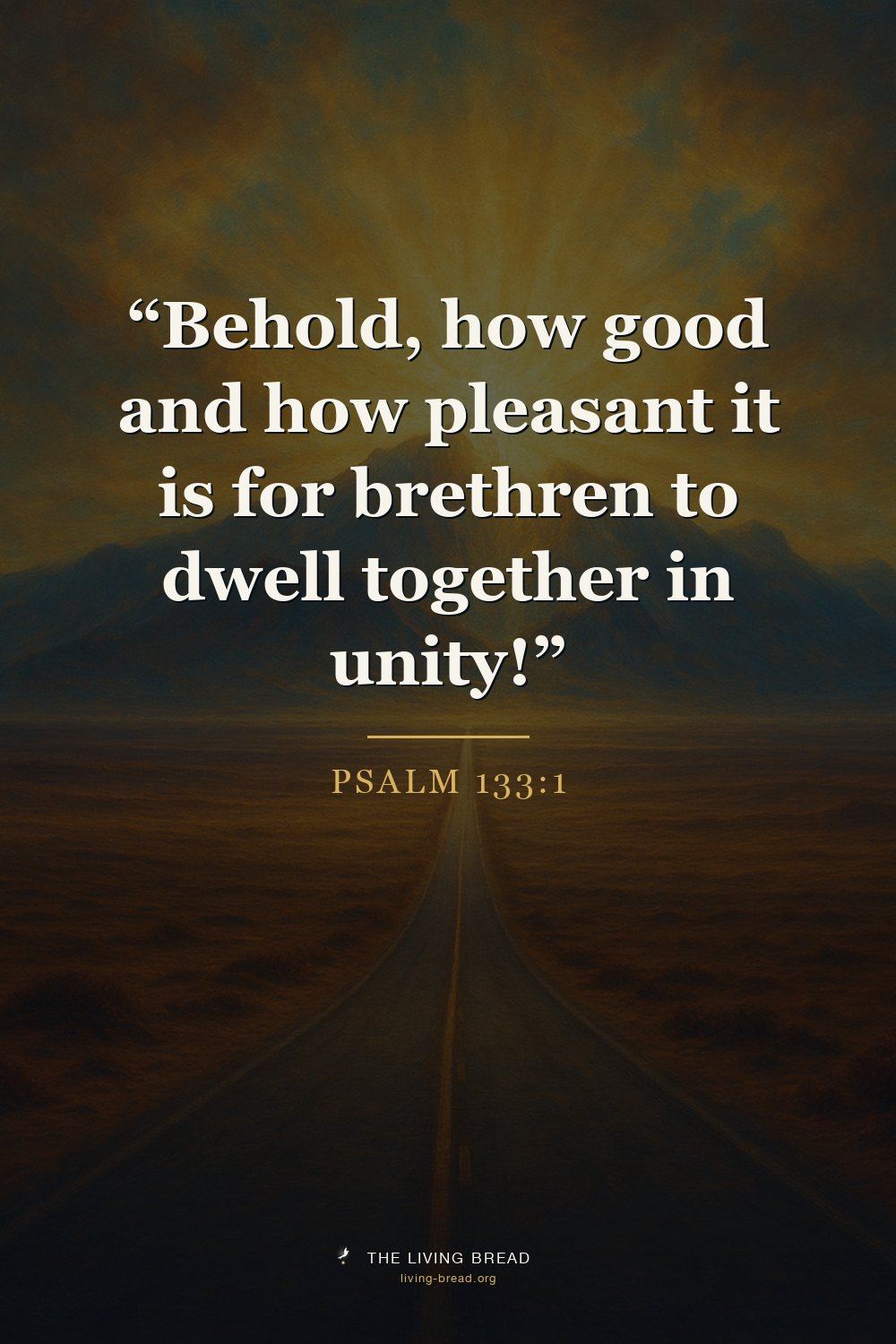 Psalm 133:1