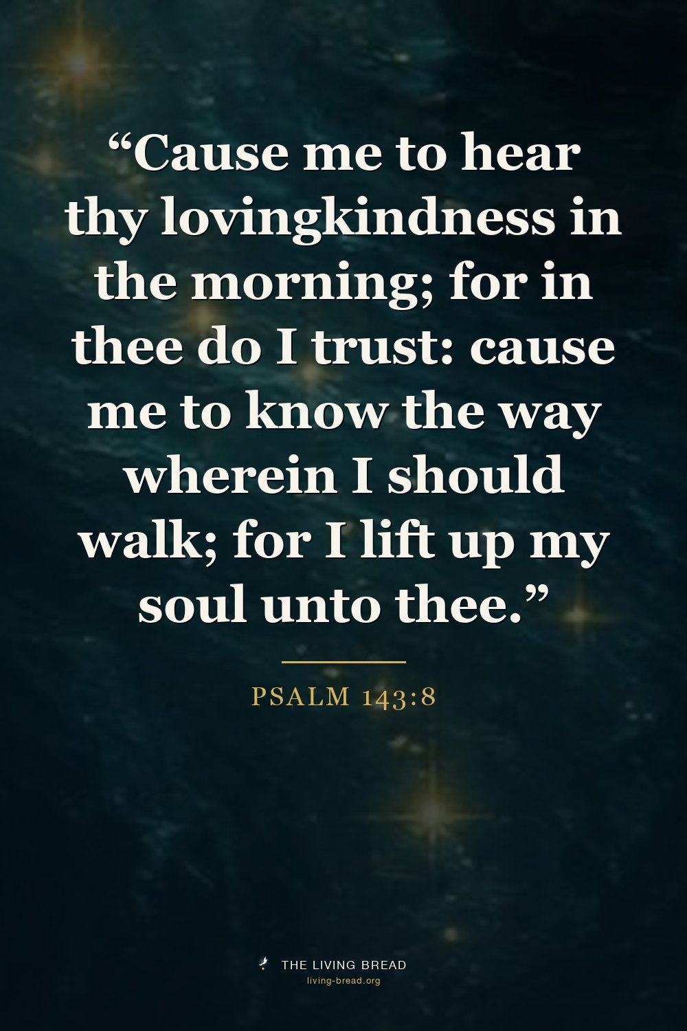 Psalm 143:8