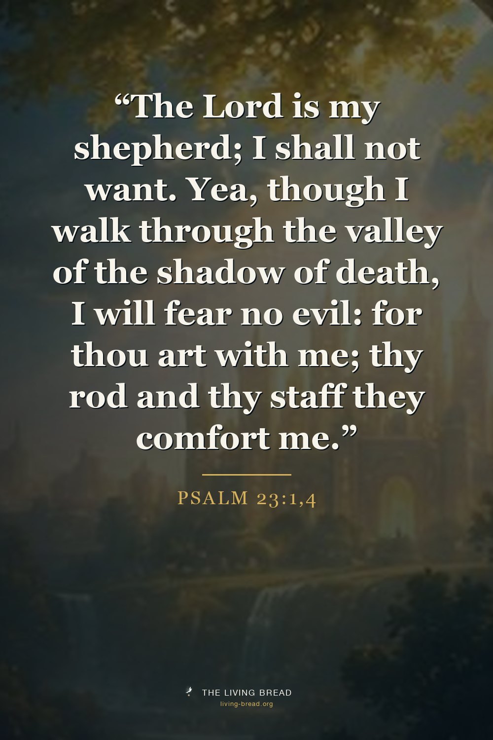 Psalm 23:1,4